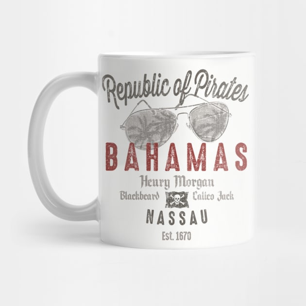 Nassau Bahamas Pirate Vintage by Designkix